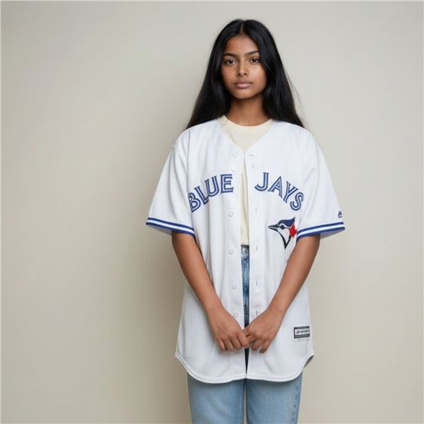 Toronto Blue Jays Baseball Jersey - Cool Base by Majestic - Size XL