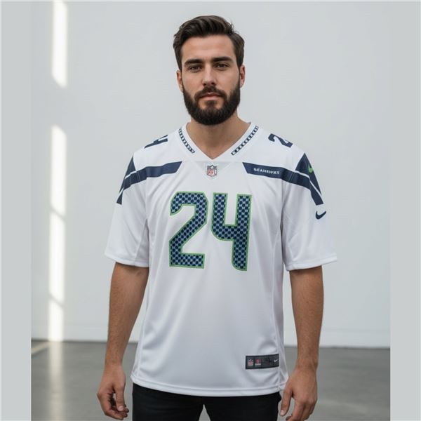Seattle Seahawks "Lynch 24"  NFL 100th Anniversary Jersey - Size 12