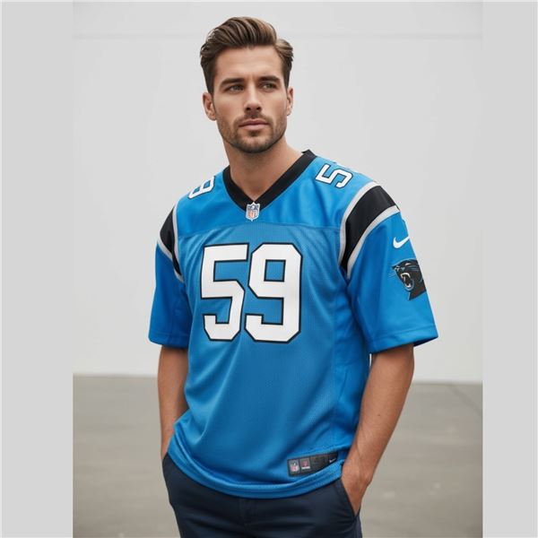 Carolina Panthers "Kuechly 59"  NFL Jersey - Onfield Tags Intact - Size 48