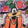 Image 2 : Pop Art Painting of Goofy in the Style of Carlos Pun -  44" x 44" - Signature appears to be SANA - U