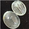 Image 1 : Pair of Natural Skardu Aquamarine Gemstones - Greenish Blue - 16.46 CTW (Oval Cut ) * Includes Gemol