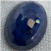 Image 1 : 14.90 CT Natural Blue Sapphire Gemstone -  (Oval Mixed Cut - 12.7mm x 15.7mm ) * Includes Gemologist