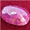 Image 2 : 6.79 CT Natural Madagascar Ruby Gemstone -  (Oval Mixed Cut - 10.5mm x 15.3mm x 4.1mm ) * Includes G