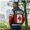 Image 1 : Men's Casa Nova Genuine Leather Jacket with Canada Emblems - Size XXL
