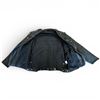 Image 5 : Vintage Black Leather Punk Rock Bomber Jacket - Size LL - Steel Skull Details