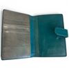 Image 4 : 2 Fossil Wallets & 1 Danier Leather Passport Wallet - Bright Blue Accordion Wallet  & Zip-Top 50s-St