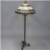 Image 1 : Meyda Ilona Hand-Crafted Floor Lamp with Tiffany-Style Shade - 61" Tall - Metal Base