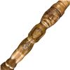 Image 3 : Carved Cedar Thunderbird Rattling Talking Stick/Staff with Copper Inlay - Signed W. B. for William B