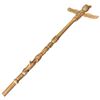 Image 5 : Carved Cedar Thunderbird Rattling Talking Stick/Staff with Copper Inlay - Signed W. B. for William B
