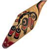Image 3 : 47" Handcrafted Pacific Northwest Coast Native Cedar Paddle with Traditional Designs - Signed W. B.