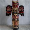 Image 1 : Hand-Carved and Painted Totem Figure from the Pacific Northwest Coast - Signed W. B. for William Bea