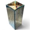 Image 2 : Beveled Glass Column - Glass on all 4 sides and top (12" x 12" x 30")
