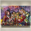 Image 1 : Large Signed Original Oil on Canvas Painting - Signature is unknown - 54" x 36"