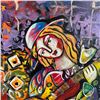 Image 2 : Large Signed Original Oil on Canvas Painting - Signature is unknown - 54" x 36"