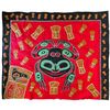 Image 1 : Paul Johnny "Frog" Button Blanket Pouch - First Nations Design (58" x 64") -Canadian born native art
