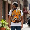 Image 2 : Original Paul Johnny Wearable Art Vest - Hand Stitched Flannel with COA - First Nations Design (17"