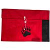 Image 2 : 3 Original Paul Johnny Flannel  Pouches with Bear Paw Design (pouches are 27" x 18")- First Nations