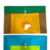 Image 4 : 3 Original Paul Johnny Flannel  Pouches with Bear Paw Design (pouches are 27" x 18")- First Nations