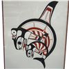 Image 2 : Ben Houstie Ltd. Edition Serigraph "Mother Killer Whale" #8/225 - Kwakiutl First Nation, Waglisla, B