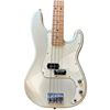 Image 2 : Fender Standard Precision Bass in Olympic White with a Maple Neck and Fretboard