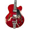 Image 2 : Ibanez AF75TRS Artcore Series Hollow Body Electric Guitar - (Glossy Red Finish) with Red Gig Bag