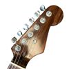 Image 2 : Custom Electric Guitar - Solid Mahogany w Abalone Markers - Distinctive Curved Body and 2 humbucke