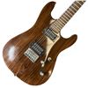 Image 4 : Custom Electric Guitar - Solid Mahogany w Abalone Markers - Distinctive Curved Body and 2 humbucke