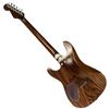 Image 5 : Custom Electric Guitar - Solid Mahogany w Abalone Markers - Distinctive Curved Body and 2 humbucke