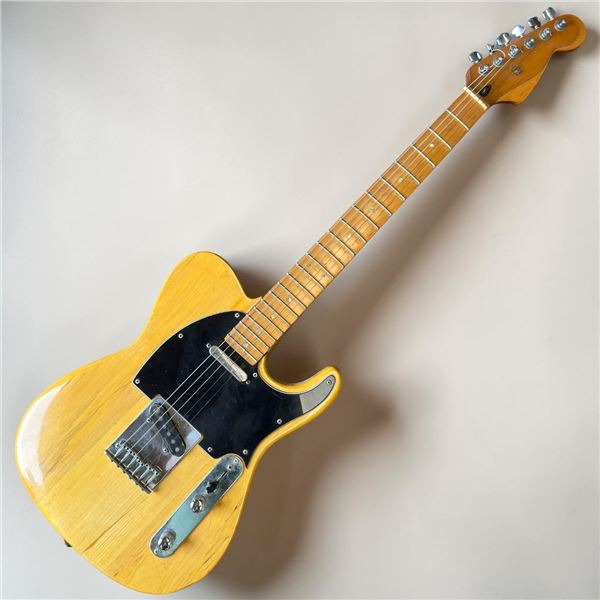 Butterscotch Blonde Finish Electric Guitar in the Style of Fender Telecaster