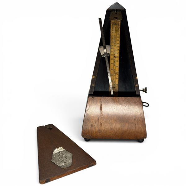 Vintage Wood "Maelzel" Swiss Metronome