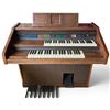 Image 1 : Vintage Lowrey Electric Organ with a Walnut Finish