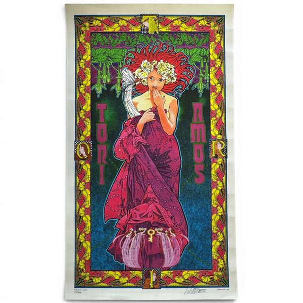 Signed 1999 Bob Masse  "Toni Moss" Ltd. Edition Poster" #14/300 - Autographed by Bob Masse in Silver