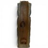 Image 3 : Hand Carved and Painted Pacific Northwest Style Totem Signed W. B. (William Bear) - 16" x 5"