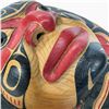 Image 4 : Hand Carved and Painted Pacific Northwest Style Moon Mask Signed W. B. (William Bear) 1994 - 12"