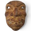 Image 4 : Hand Carved Pacific Northwest Style Mask Signed W. B. (William Bear) - 9" x 7"