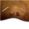 Image 7 : Hand Carved Pacific Northwest Style Mask Signed W. B. (William Bear) - 9" x 7"