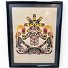 Image 1 : Limited Edition 589/600/79 Framed Silkscreen Print "Kwa-Gulth Sisiutl and Sun" Pencil Signed by Rich