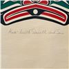 Image 3 : Limited Edition 589/600/79 Framed Silkscreen Print "Kwa-Gulth Sisiutl and Sun" Pencil Signed by Rich