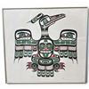 Image 1 : Limited Edition 6/160 Framed Silkscreen Print "Loon" Pencil Signed by Wa - 22" x 21"