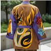 Image 2 : Original Paul Johnny Wearable Art Jacket -  Hand Stitched Flannel with COA (raglan sleeve) Canadian 