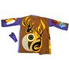 Image 5 : Original Paul Johnny Wearable Art Jacket -  Hand Stitched Flannel with COA (raglan sleeve) Canadian 