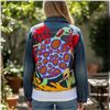 Image 1 : Original Paul Johnny Wearable Art Jacket -  Hand Stitched Flannel & Upcycled Denim with COA - Size 1