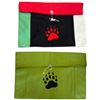 Image 1 : 2 Original Paul Johnny Button Blanket Pouches -  Hand Stitched Flannel (19" x 27"each - includes COA
