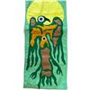 Image 2 : Original Paul Johnny Wearable Art Flannel Scarf - Hand Stitched (66" long)- First Nations Design - C