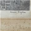 Image 5 : Limited Edition 3/30 Framed Print "Ou Allez Vous?" Pencil Signed by Jerome Kaplan - 18" x 14"