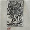 Image 2 : Limited Edition 38/100 Framed Woodcut Print Titled Laurier (Laurel) created by French Artist Aristid