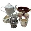 Image 2 : Collection of Porcelain & China Decorative Pieces: Wood and Sons. Casa Elite, German, Lusterware +++