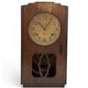 Image 1 : Eikesha Japanese Regulator Wall Clock with Classic Schoolhouse Case & Traditional Pendulum 18" Tall
