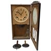 Image 2 : Eikesha Japanese Regulator Wall Clock with Classic Schoolhouse Case & Traditional Pendulum 18" Tall