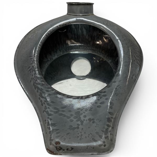 Folk Art Bedpan Wall Mirror